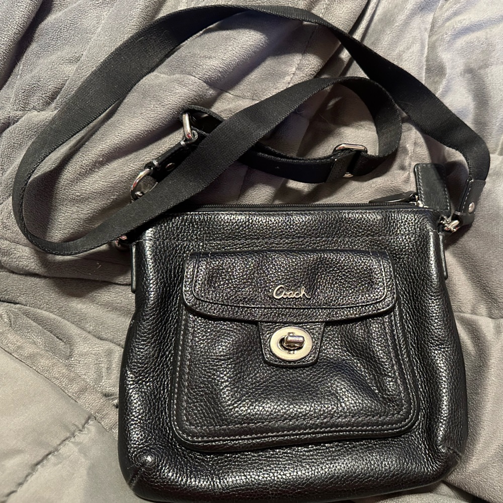 Black Coach Cross Body